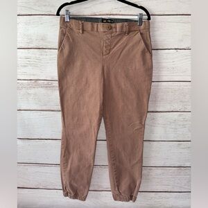 Lee Mid Rise Tapered Leg  Joggers – Size 10 Medium lightweight Textured